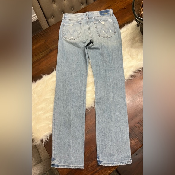 MOTHER The Huffy Skimp Superior Rope’s End Distressed High Rise Jeans 29 - Picture 3 of 6